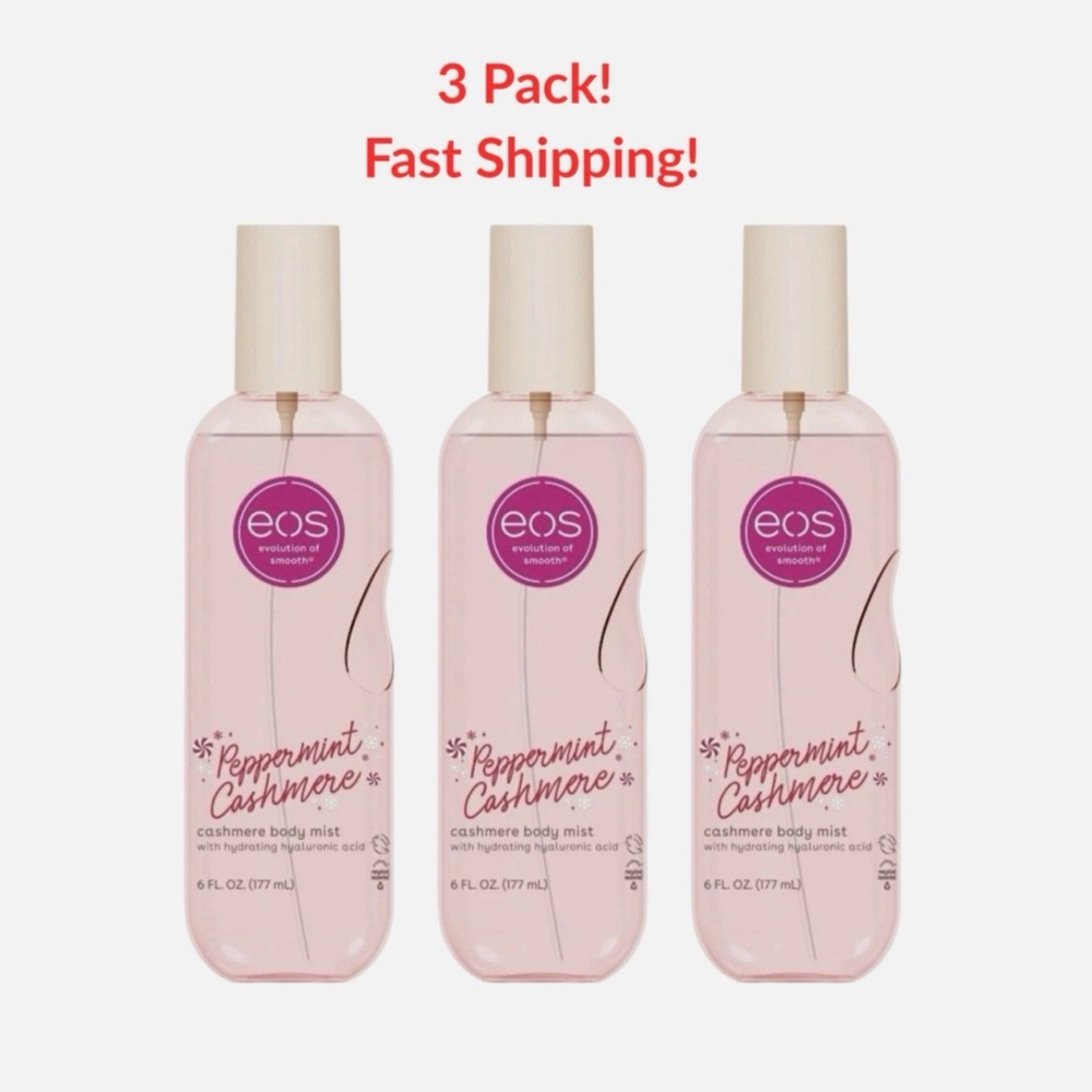 EOS Peppermint Cashmere Body Mist Trio